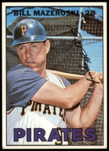 1967. Topps 510 Bill Mazeroski Pittsburgh Pirates VG/EX+ Pirates