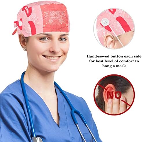 Yoyoamoy jednorozi su radne kape u obliku tipa u obliku uzorka, podesive kapice za čipkaste kape za žene za žene