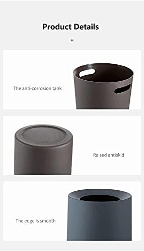 Kanta za smeće kanta za smeće jednobojna kreativna kanta za smeće bez poklopca velike veličine jednostavna dvoslojna kanta za kućni