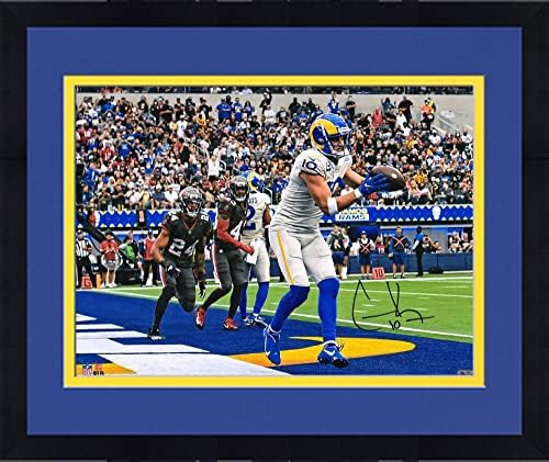 Uokvireni Cooper Kupp Los Angeles Rams Autografirano 16 x 20 ulov za touchdown vs. Bucs Photos - Autografirane NFL fotografije