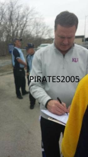 Bill Self potpisao košarku Kansas Jayhawks 2022 državni prvaci JSA CoA - Košarka s autogramima s autogramom