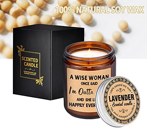 Mirisne svijeće od lavande-Pokloni za umirovljenje za žene 2023, umirovljena kolegica ostavlja darove ženama, smiješni poklon za rastanak