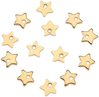 200 kom 304 petokraka zvijezda od nehrđajućeg čelika Petokraki Petokraki Privjesak Pentagram privjesak narukvica ogrlica pribor za