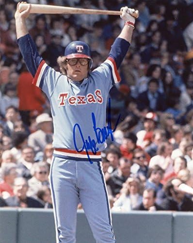 Jeff Burroughs Texas Rangers potpisao 8x10 fotografija