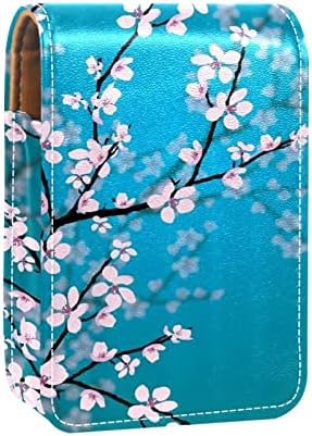 Mini torbica za ruž za usne s ogledalom za novčanik, Japanski cvjetovi trešnje, organizacija držača Torbice za nošenje