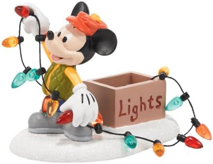 Odjel 56 Disney Village Mickey osvjetljava božićni dodatak, 2,25 inča