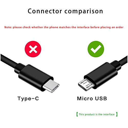 Punjač Mirco USB Kabel za punjenje Kabel za napajanje pogodan za gaming slušalice Efekta Verio Flex, Dexcom G4 G5 G6, SteelSeries Arctis