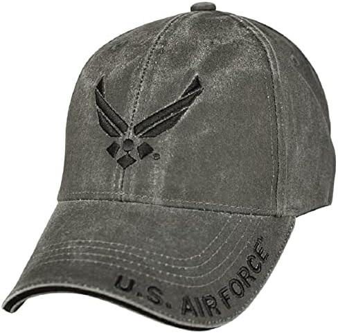 Eagle Crest američki zrakoplovne snage Hap Arnold Wings isprana crna bejzbolska kapa jedne veličine