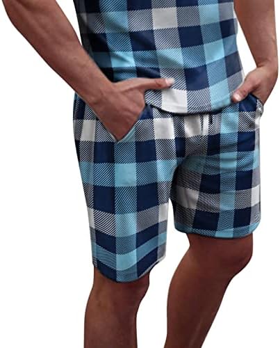 Muške ljetne Ležerne kratke hlače za fitness i izgradnju tijela s džepovima i printom kratke hlače za plažu hlače velikih i visokih
