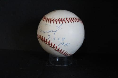 Luis Tiant potpisao autogram bejzbola Auto PSA/DNA AM48779 - Autografirani bejzbol