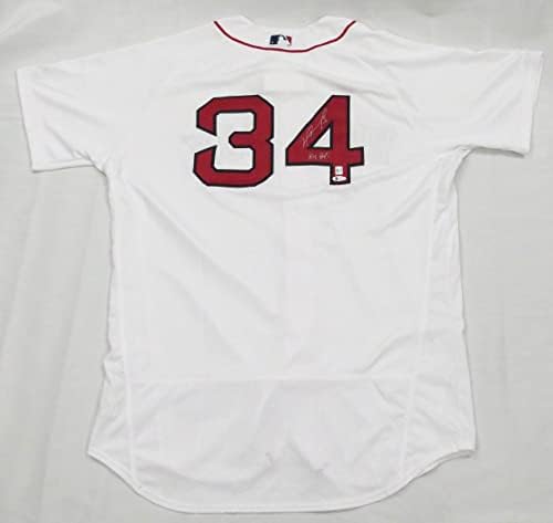 David Ortiz Autografirani Boston Red Sox Majestic White Autentic Jersey w/Big Papi Beckett svjedočio - Autografirani MLB dresovi