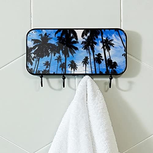 Držač ručnika zidni stalak za ručnike za ručnike dekor kupaonica ogrtač za ogrtač odjeća priroda palma stablo kupanje ručnik za ručnik