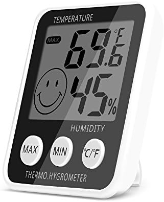Digitalni higrometar u zatvorenom termometru Monitor vlažnosti 2-u-1 monitor u donjem monitoru za hotelsku sobu u stakleniku
