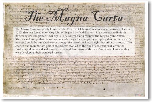 Magna Carta - Poster za socijalne studije nove učionice