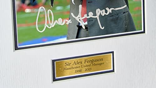 Počast sir Aleksu Fergusonu Manchester Unitedu s autogramom i potpisom fotografija formata 12h8 A4 u okviru za fotografije nogometni