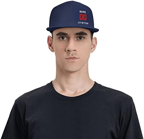 Prilagođeni podesivi Snapback Flat Brim vizir za muškarce žene, personalizirana kapu za bejzbol