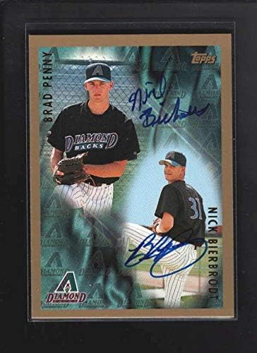 1998. Topps 499 Brad Penny/Nick Bierbrodt Autentični potpis AZ6295 - Kartice za bejzbol s pločama
