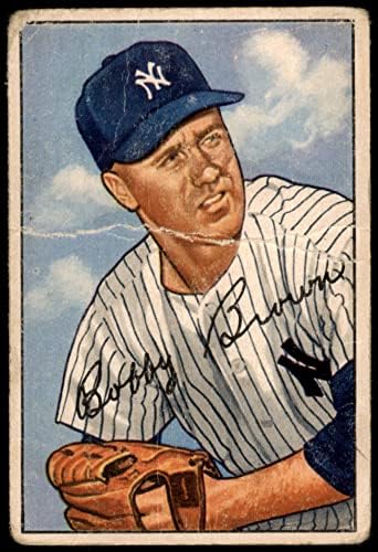 1952. Bowman 105 Bobby Brown New York Yankees siromašni Yankees