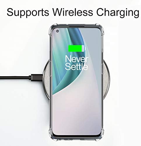 Osophter za OnePlus Nord N10 5G slučaj, OnePlus N10 5G Case Clear Transparentni ojačani uglovi TPU Fleksibilni poklopac mobitela za