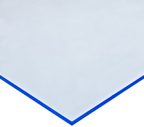 Lijevani akrilni fluorescentni lim, glatka, plava, 0,100 debela, 24 širina, 24 duljina