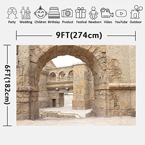 Pozadina za fotografiranje zgrada drevnog Jeruzalema, 9.66 Stopa, Pozadina Rimske crkve u Izraelu, rekviziti za fotografski studio