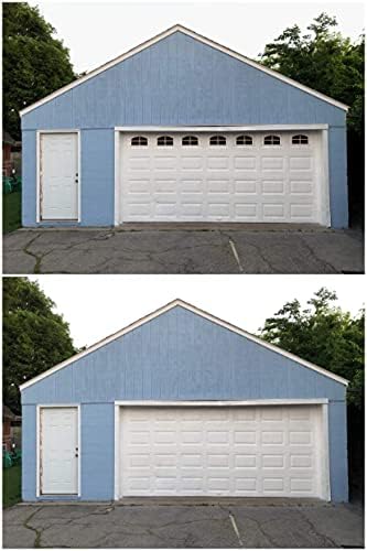 2 automobila garažnih vrata Magnetske prozore šarke ručke kompleta - lažni prozori i hardverski nosač naglašavaju Windows umetnuti
