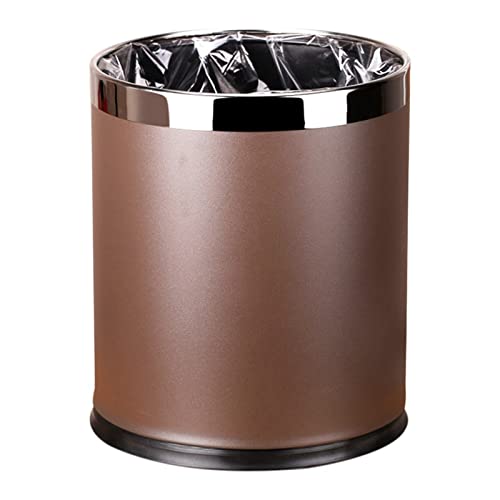 Kante za smeće bucket bucket Metalna okrugla kanta za smeće za kućni ured kanta za smeće bez poklopca kuhinja / zelena