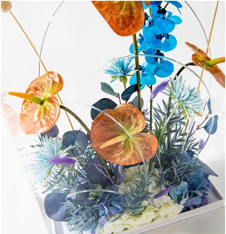 WODMB akrilni okvir za fotografije cvjetni ukrasi Model Maneken izgled kuće ukras kuće