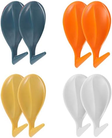 Doitool Metal S Kuke 8pcs ljepljive kapute Kuke Hot Air Baloon Design Hat Rockpacks stalak za ručnik za ručnike Ukrasne zidne kuke