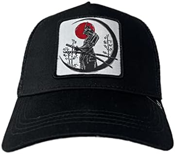 Muška bejzbolska kapa za Kamiondžije-mrežasta bejzbolska kapa - Japanski samurajski ratnik, pokrivala za glavu za muškarce u jednoj