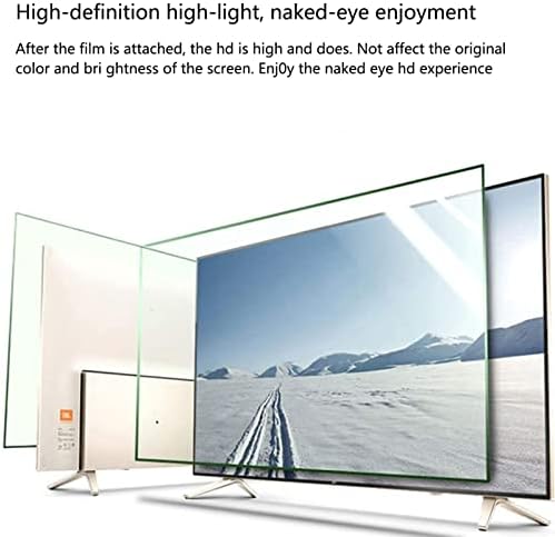 Aizyr TV zaslon Zaštitnik/Filter Filter Blue Light, Anti -Glare/Anti -Scchatch TV Ekral Zaštitni zaslon ublažava soj oka - Jednostavna
