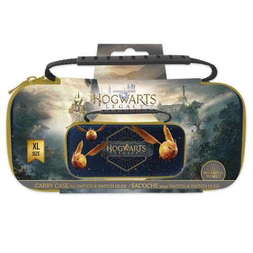 Nakazovi i štreberi Wizarding World Harry Potter Hogwarts Legacy, 299281d, XL slučaj za Nintendo Switch, Switch OLED, Golden Snidget