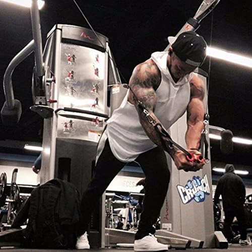 Zuevi muški mišićni kapuljača bez rukava tenk vrhovi teretana za vježbanje s kapuljačama s kapuljačom majica s bodybuildingom