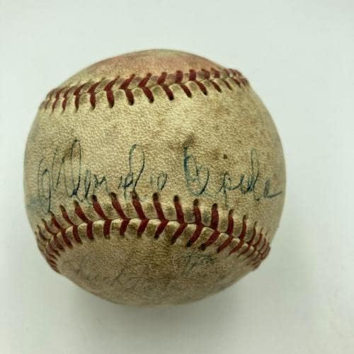 STAN MUSIAL 1950 -ih St. Louis Cardinals Multi potpisao bejzbol Nacionalne lige - Autografirani bejzbol