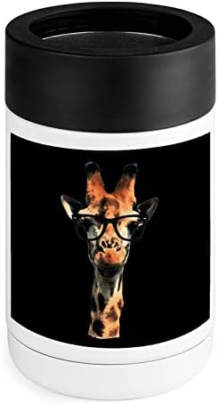 Žirafa sa sunčanim naočalama hladni čaša nehrđajući čelik izolirana can hladnjaka nosač nosača s poklopcima za žene darovi darovi