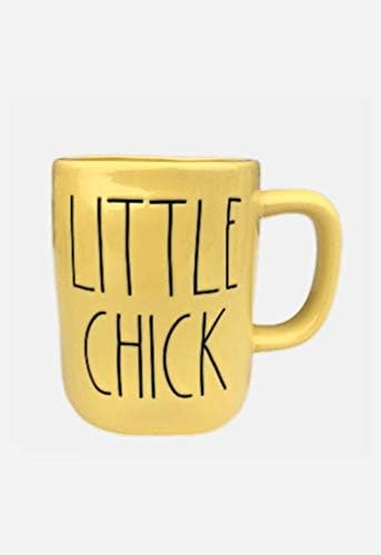 Kolekcija Artisan Rae Dunn Artisan Magenta Little Chick Uskrsna šalica - Žuta keramička šalica