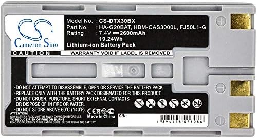 Zamjena baterije za DT-X30GR-30C DT-X30 IT-9000 DT-X30G HBM-CAS3000L HA-G20BAT FJ50L1-G