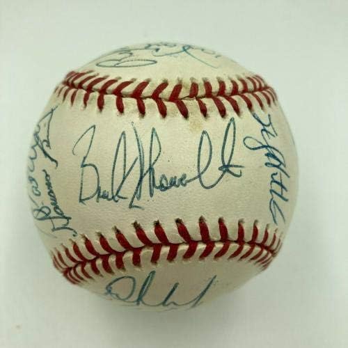 1995. Yankees tim potpisao bejzbol mariano rivera rookie potpisao bejzbol psa DNA - autogramirani bejzbols