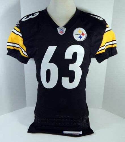 2003 Pittsburgh Steelers 63 Igra izdana Black Jersey 44 DP21351 - Nepotpisana NFL igra korištena dresova