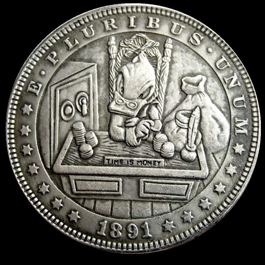 Silver Dollar Wanderer Coin Us Morgan Dollar Strani kopija Komemorativni novčić br. 69