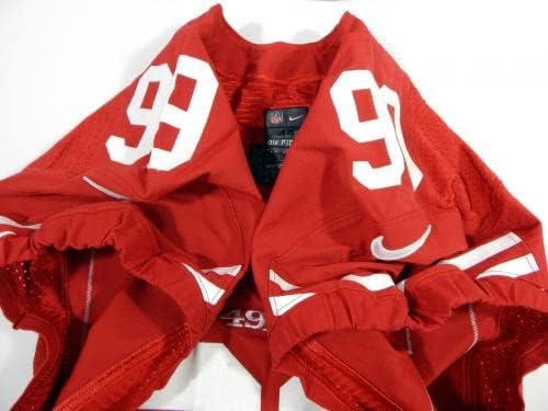 2013. San Francisco 49ers Aldon Smith 99 Igra izdana Red Jersey 44 DP34839 - Nepotpisana NFL igra korištena dresova