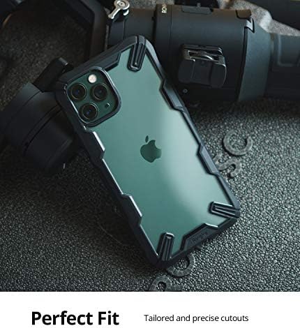 RINGKE FUSION -X kompatibilan s kućištem iPhone 11 Pro, dizajn stražnjeg udara zaštitnog odbojnika - crno