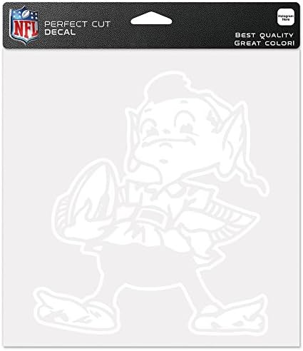 Wincraft Cleveland Browns 8 x8 logotip bijelog naljepnice