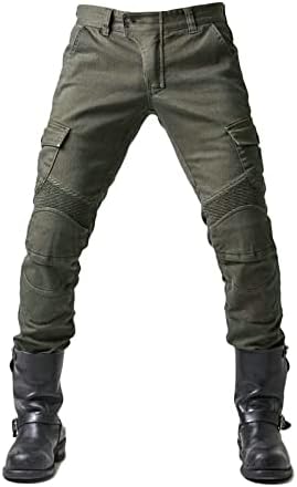YMOSRH Radne hlače za muškarce otporne na nošenje s 2 para zaštitnika kuka i koljena uklonjivi jastučići muške hlače rastezanje