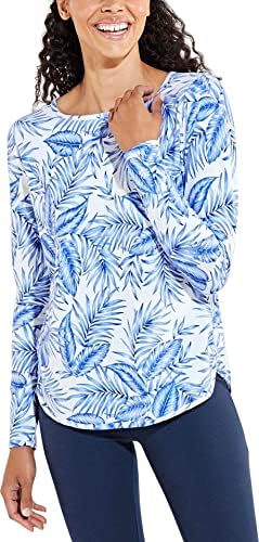 Coolibar UPF 50+ ženska košulja s podijeljenom bočnom bočnom bojom - zaštitno od sunca