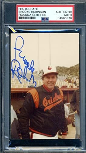 Brooks Robinson PSA DNA CoA potpisao je originalni Orioles Photo Autograph