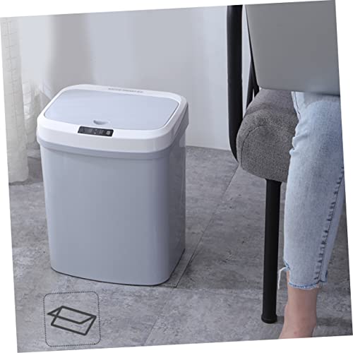 Senzor kante za smeće Bucket automatski automatski kanta za smeće kućanski koš za otpad električna kanta za smeće automatski sivi senzor