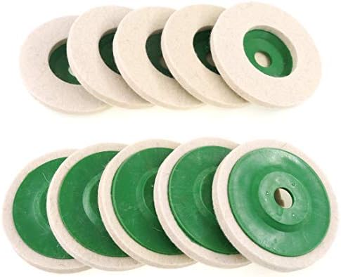 10-komadni disk od vunenog filca debljine 100 mm za poliranje jastučića za poliranje promjera rupe