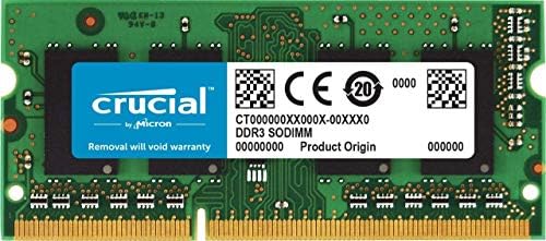 Ključno 4GB Single DDR3-1600 SODIMM 204-kontakt memorija visoke gustoće CT51264BF160BJ