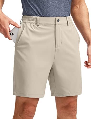 SOOTHFEEL muški golf kratke hlače s 5 džepova 7 inčni rastezanje laganih brzog suhog planinarenja casual haljina za muškarce za muškarce